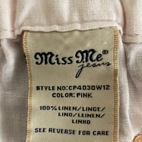 Miss Me Linen Cargo Trouser/Wide Leg - Picture 10 of 13